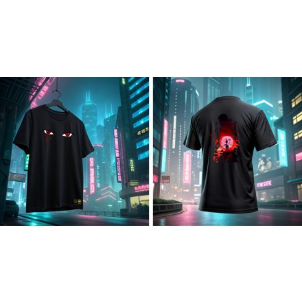 Uchiha Itachi Póló 01 - Fekete