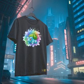 Pokémon! Bulbasaur WaterColor- Fekete