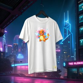 Pokémon! Charmander WaterColor- Fehér