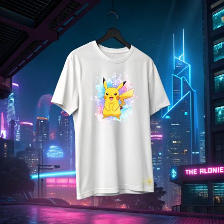 Pokémon! Pikachu WaterColor- Fehér